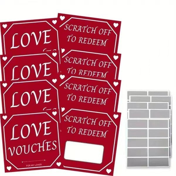 Love Scratch-off Custom DYI Gift Pouch