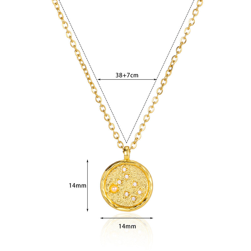 Brilliant Constellation Star Map Necklace