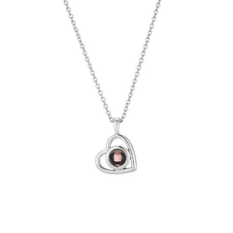 Customized "I Love You" Projection Necklace