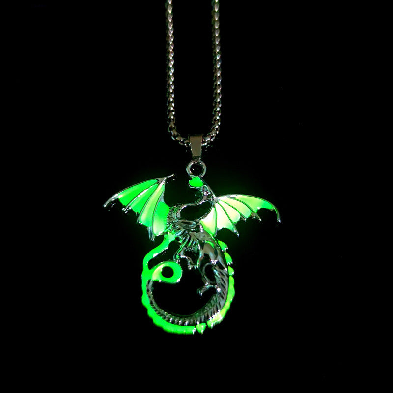 ITHINK SOMEWHERE WERE MORE VARIMystic Dragon Luminous Necklace