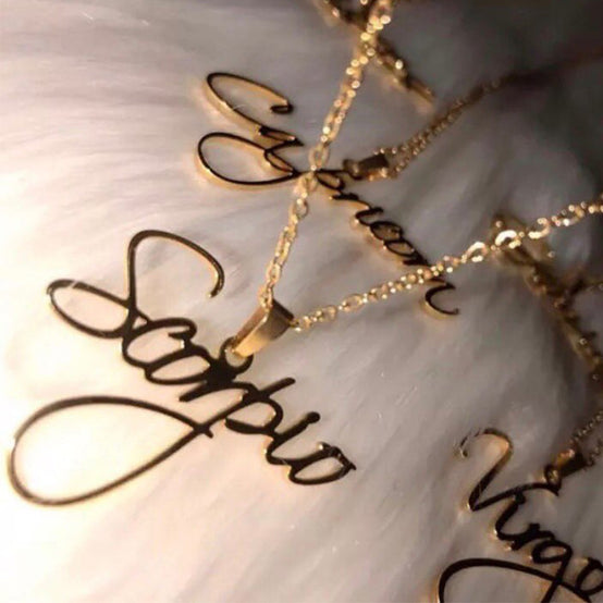 Personalized Handwritten Name Necklace