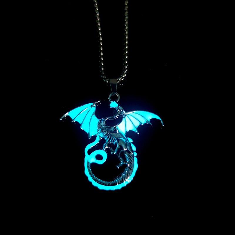 ITHINK SOMEWHERE WERE MORE VARIMystic Dragon Luminous Necklace