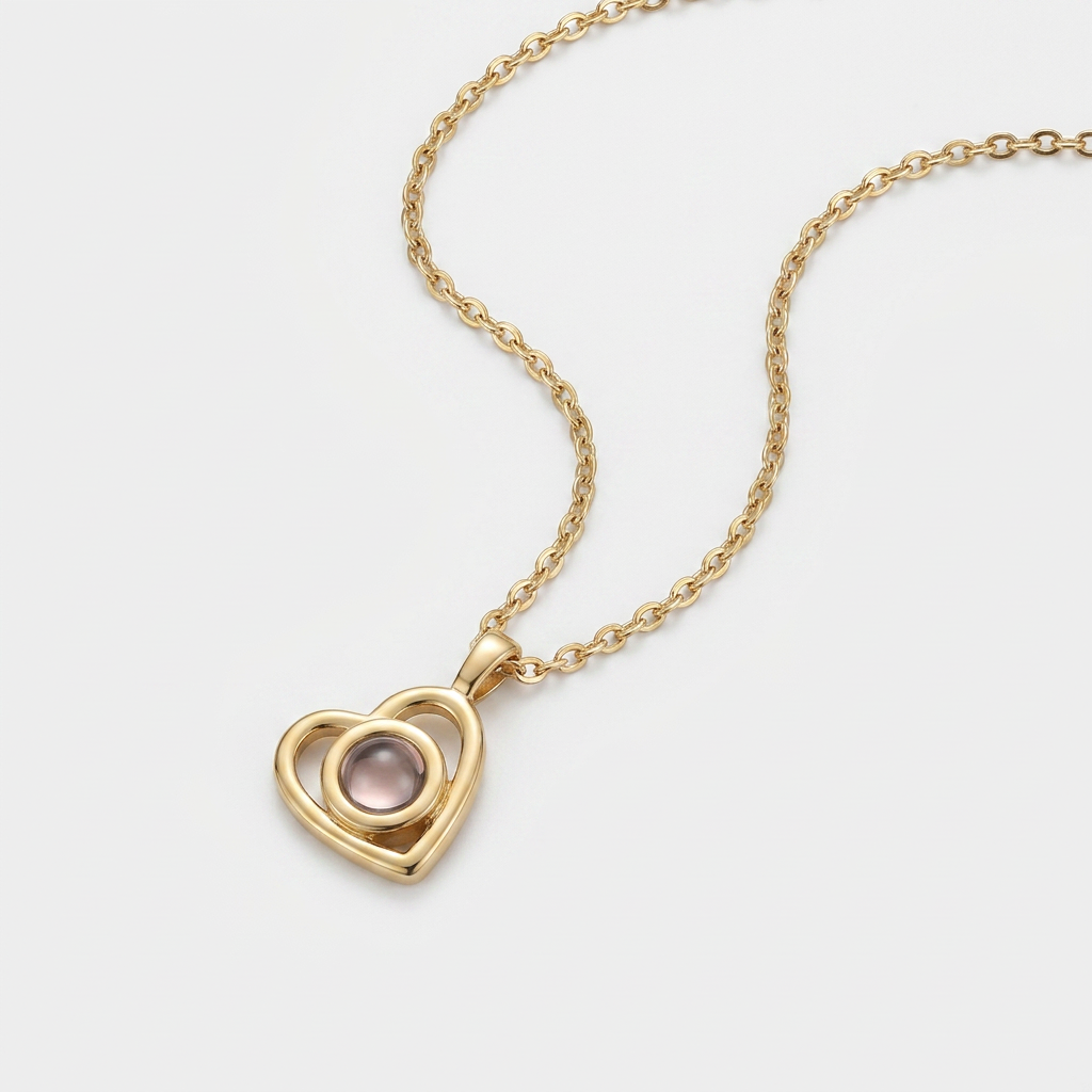 Customized "I Love You" Projection Necklace