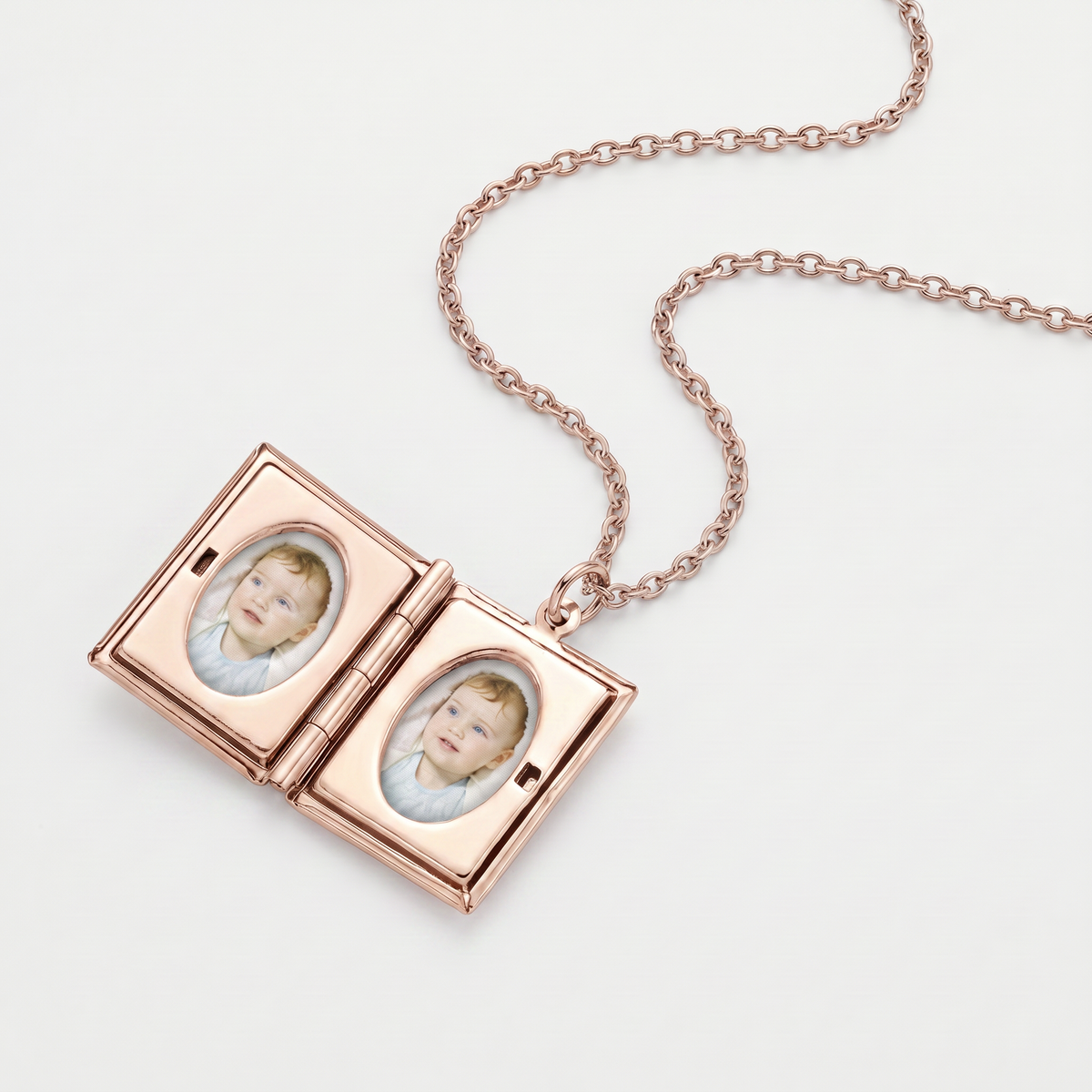 Couple Book Necklace