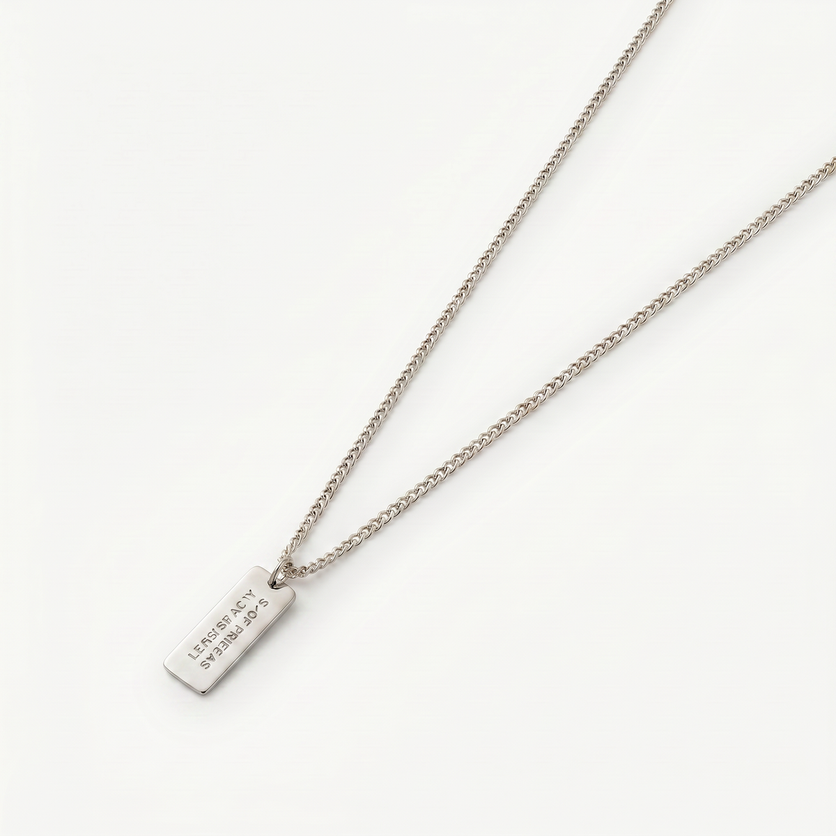 Customized Gold Bar Name Necklace