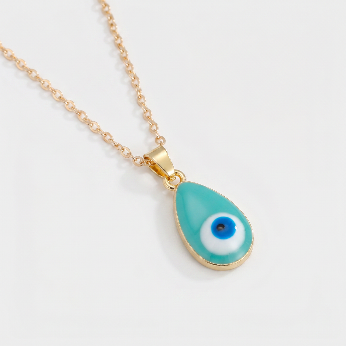Lucky Eye Drop Necklace