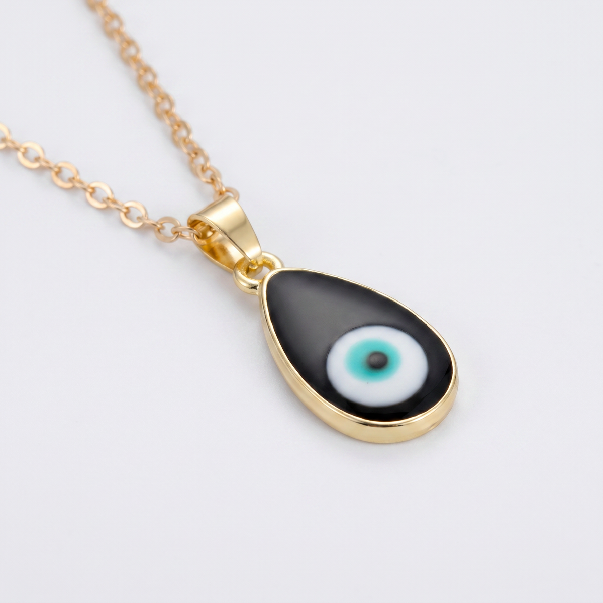 Lucky Eye Drop Necklace