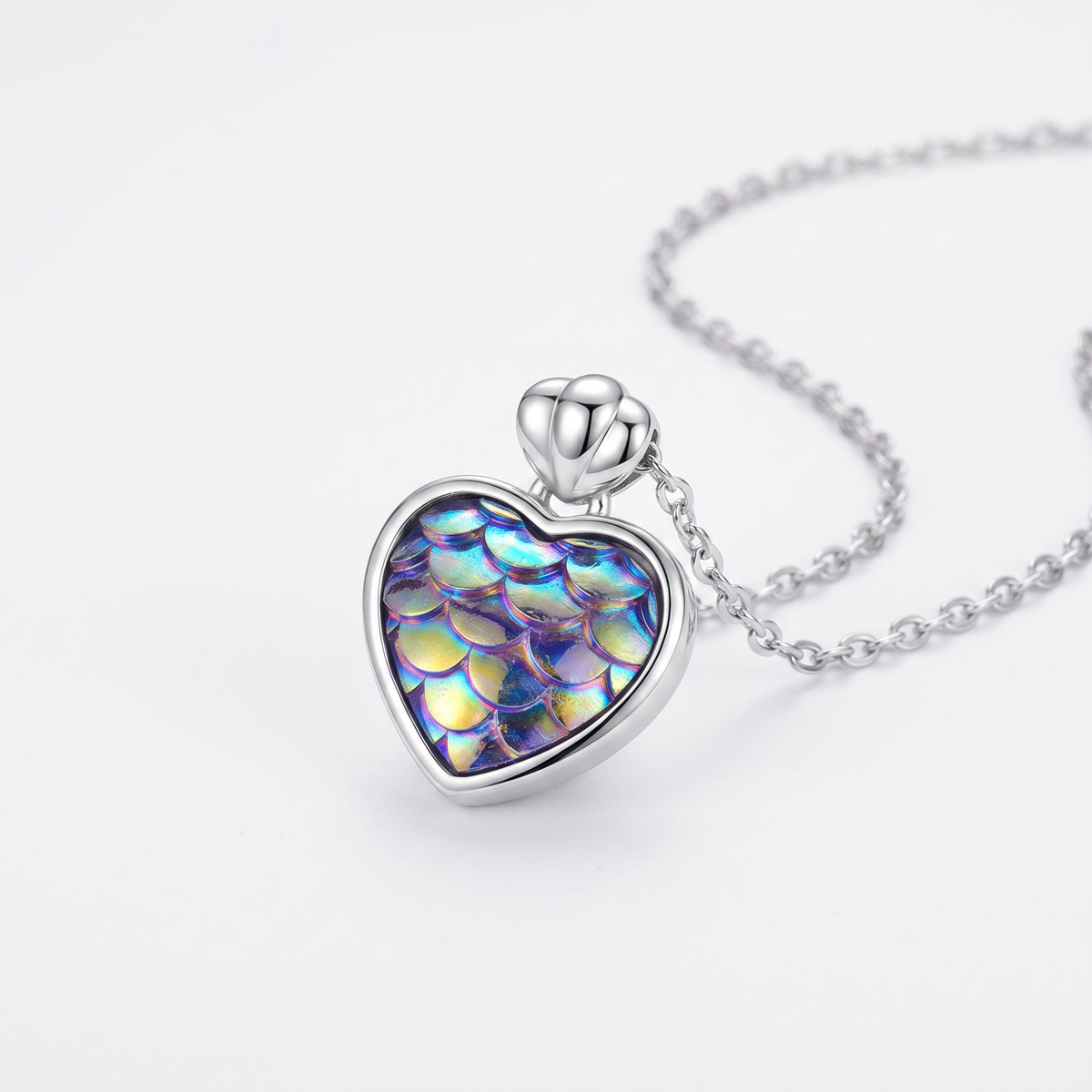 Flourishing Heart Scales Necklace