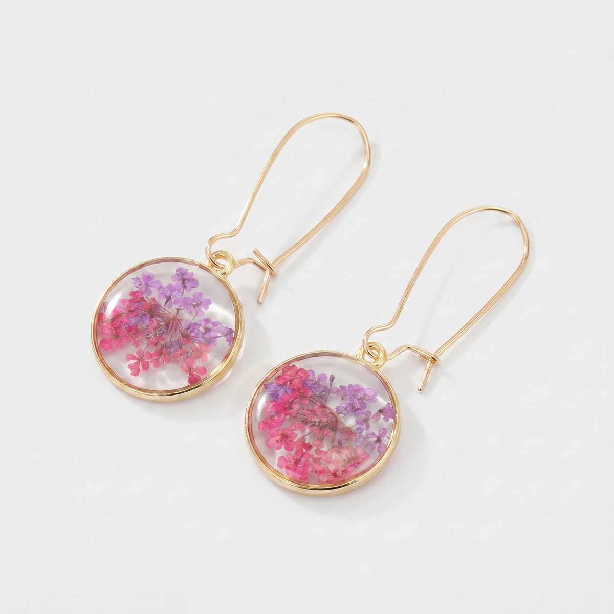 Bohemian Dried Flower Earrings