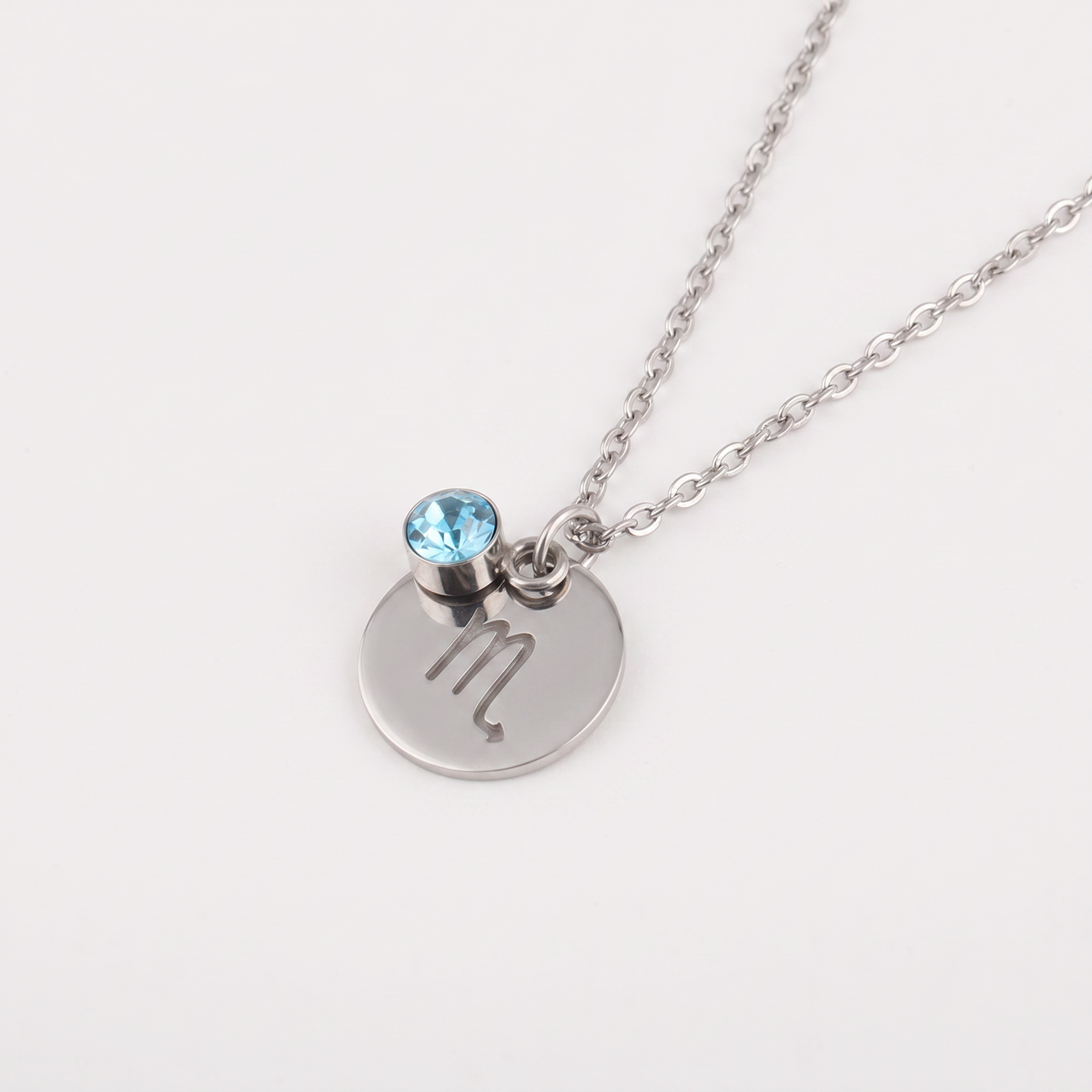 Birthstone necklace of 12 constellations