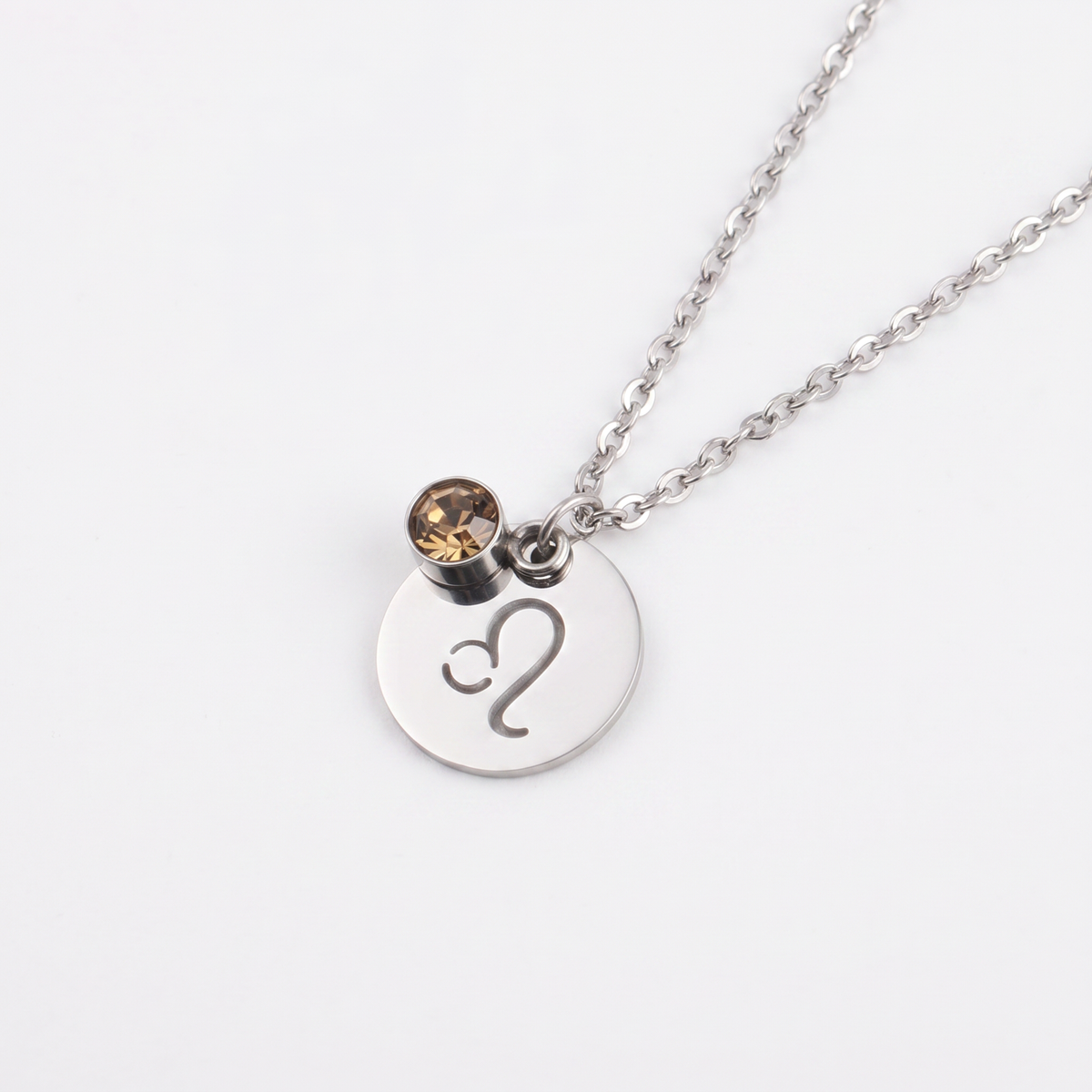 Birthstone necklace of 12 constellations