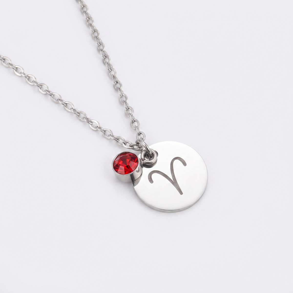 Birthstone necklace of 12 constellations