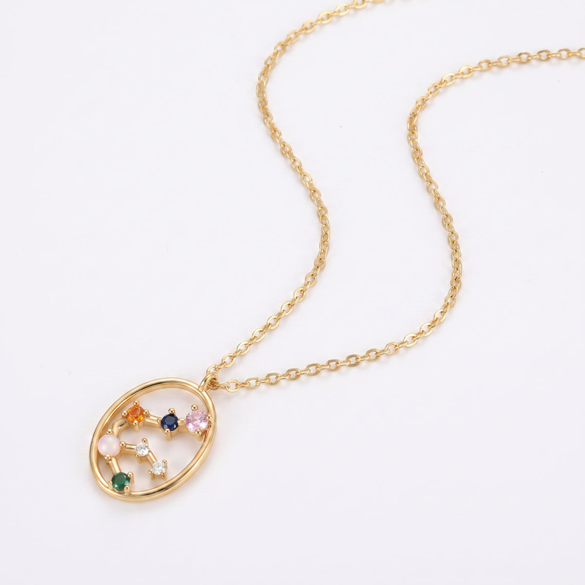 Curated Constellation Star Map Necklace