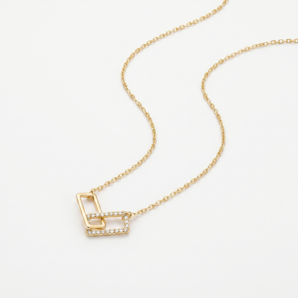 Hypnotic Double Frames Necklace