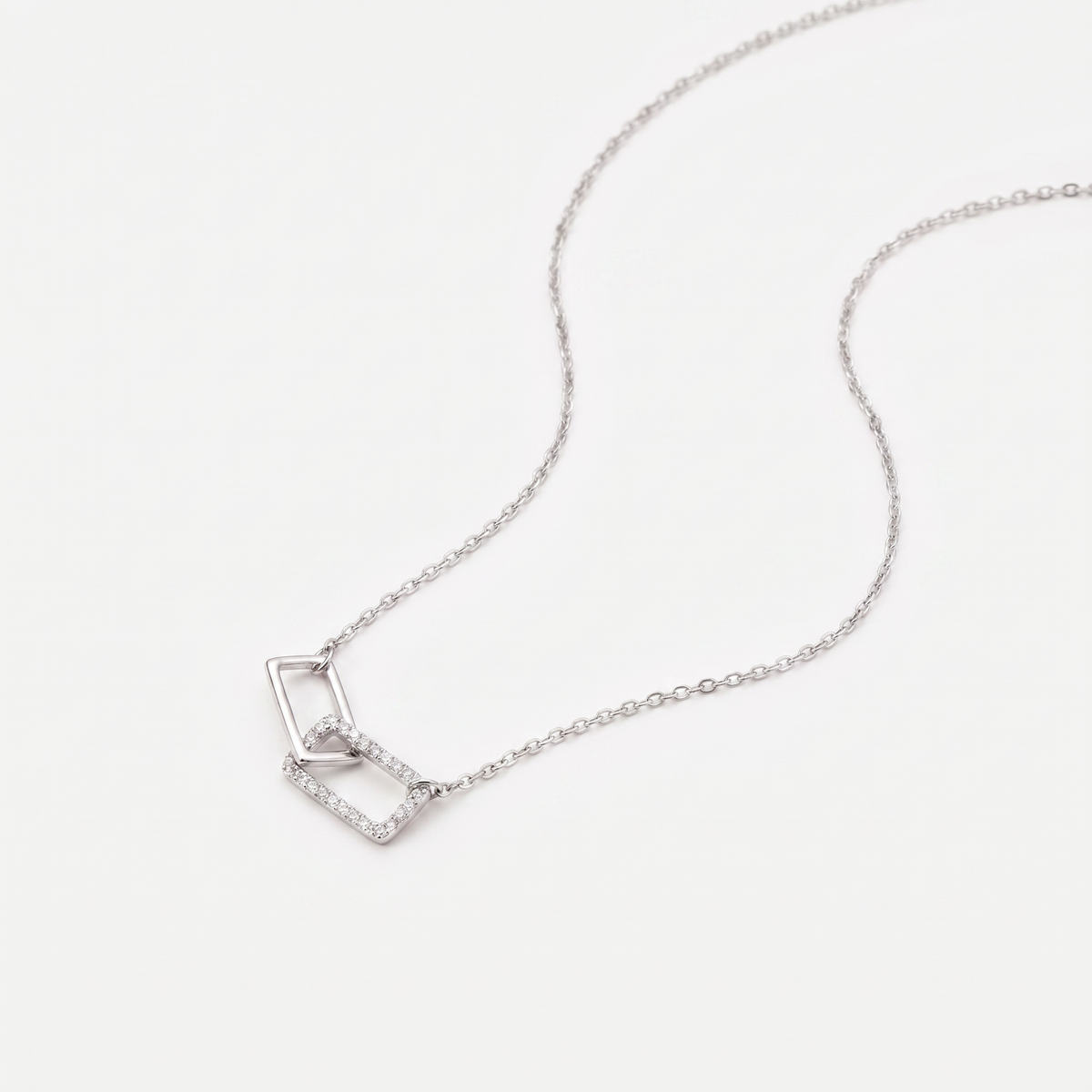Hypnotic Double Frames Necklace