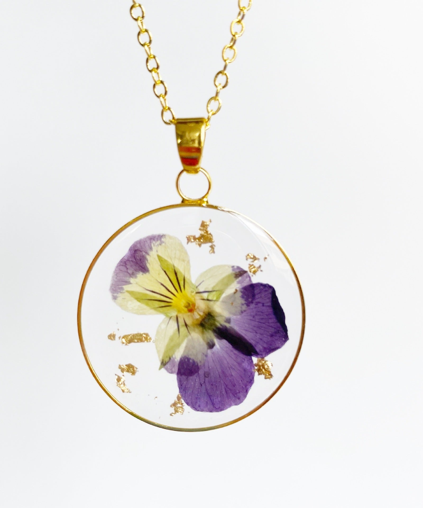 Ethereal Dried Flower Necklace