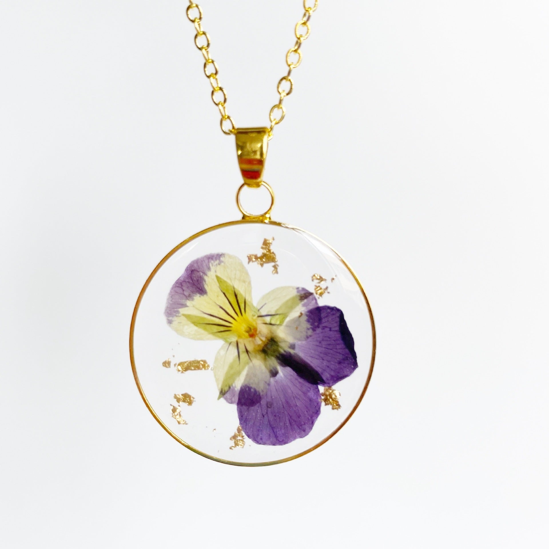 Ethereal Dried Flower Necklace