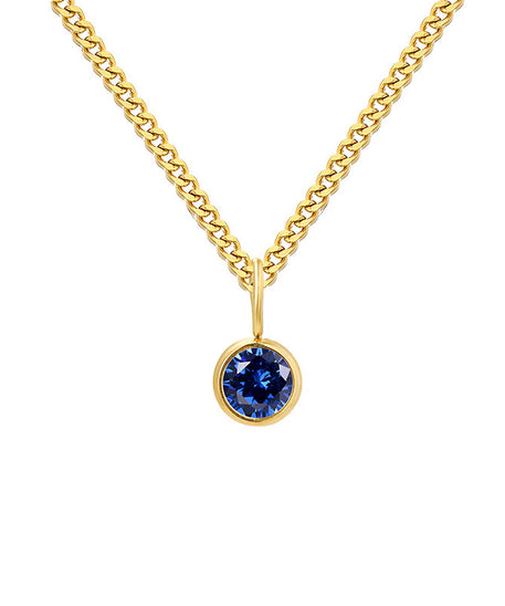 Prismatic Diamond Birthstone Necklace