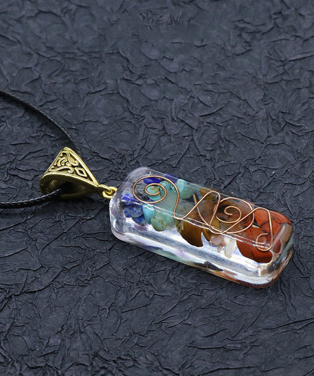 Earthbound Colorful Gravel Necklace