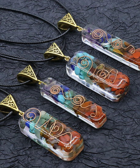 Earthbound Colorful Gravel Necklace