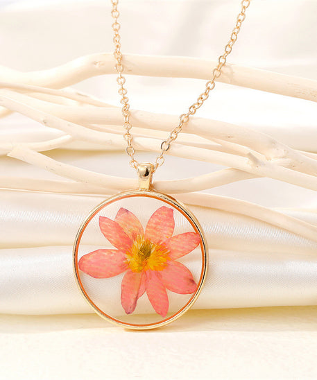 Creative Summer Dried Flower Necklace