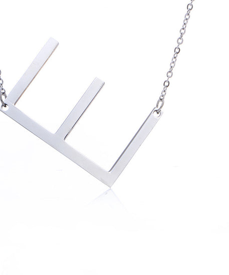 Customized Initial Letter Necklace