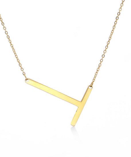 Customized Initial Letter Necklace