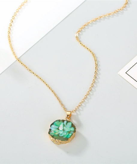 Twinkle Sunflower Resin necklace