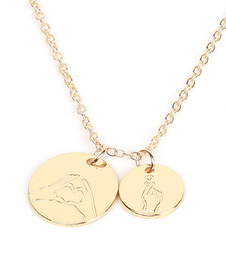 Crafted Multi-Gesture Clavicle Necklace