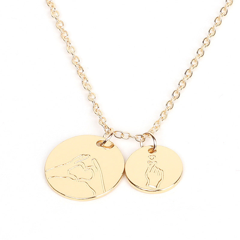 Crafted Multi-Gesture Clavicle Necklace