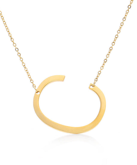 Customized Initial Letter Necklace