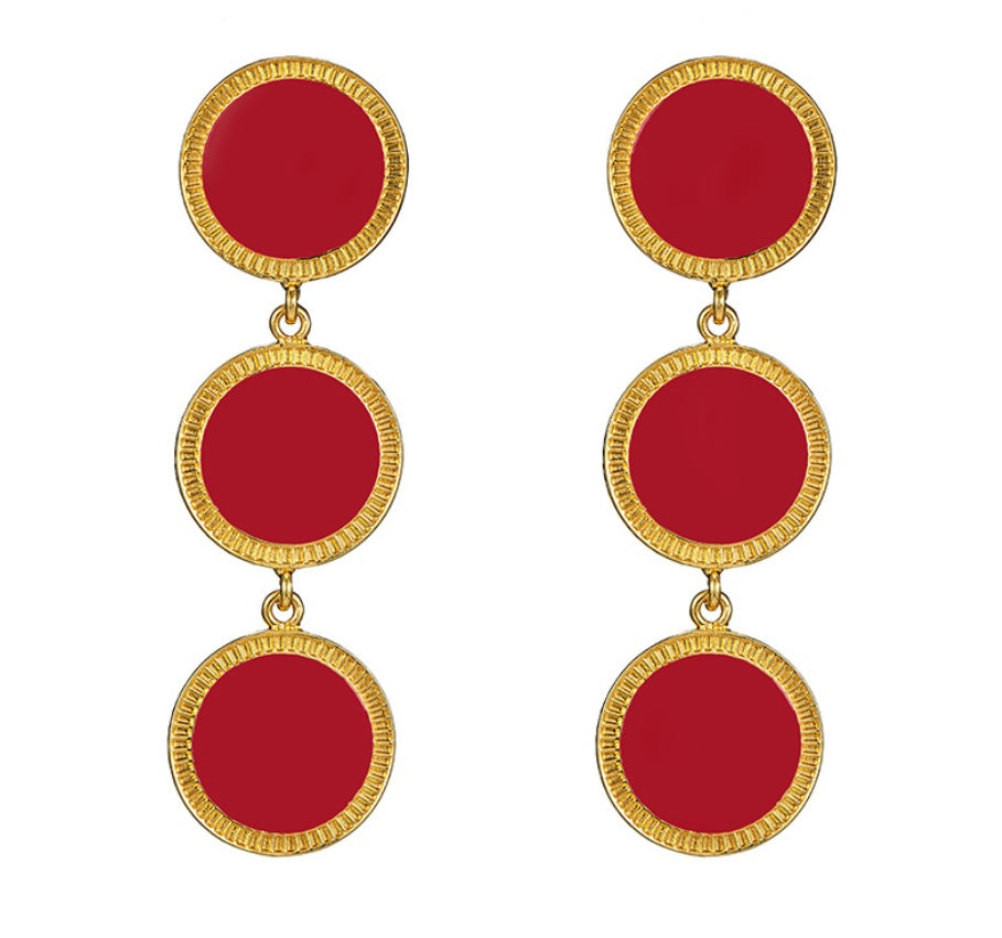 Scintillating Love Themed Earrings