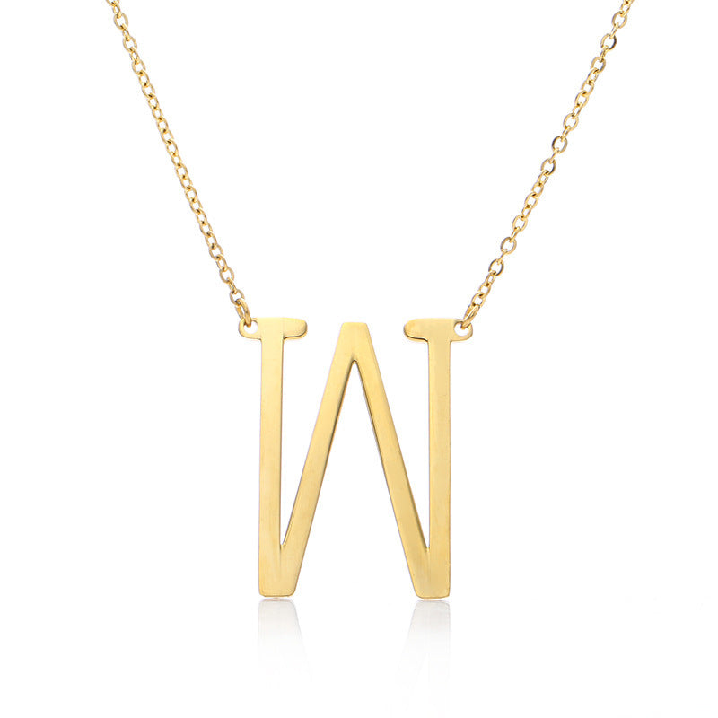 Customized Initial Letter Necklace