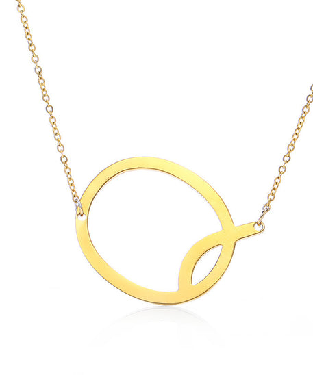 Customized Initial Letter Necklace
