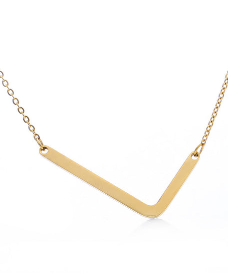 Customized Initial Letter Necklace