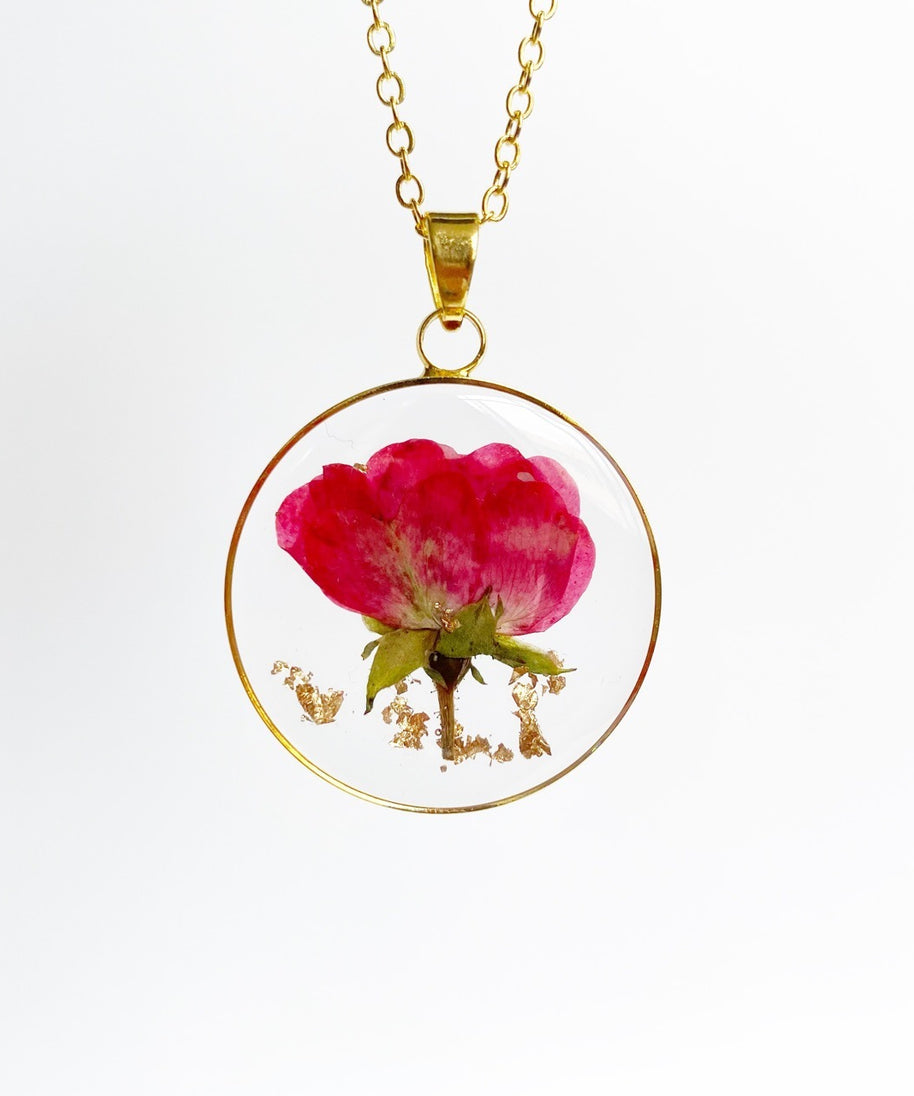 Ethereal Dried Flower Necklace