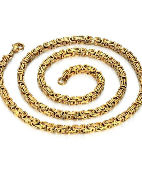 Glazed 52 Link Chain Necklace