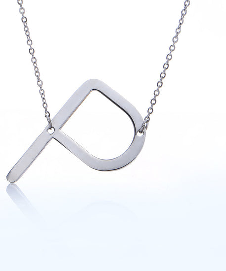 Customized Initial Letter Necklace
