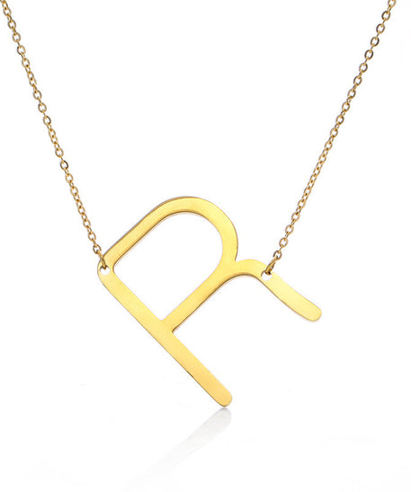Customized Initial Letter Necklace