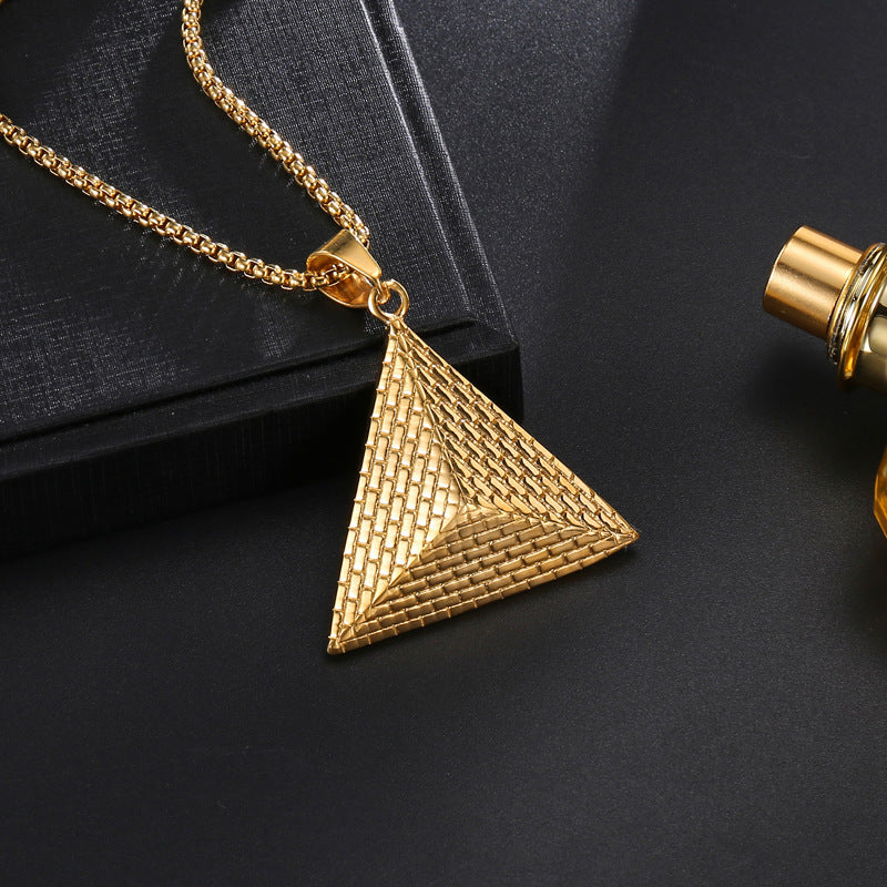 Luxe 3D Pyramid Necklace