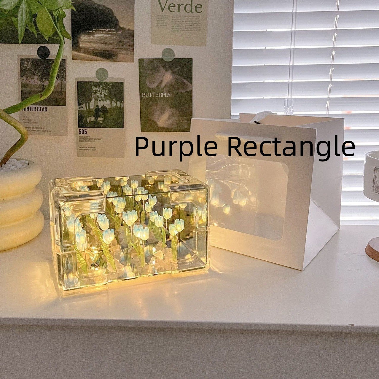 Glow Tulip Flower Night Lamp