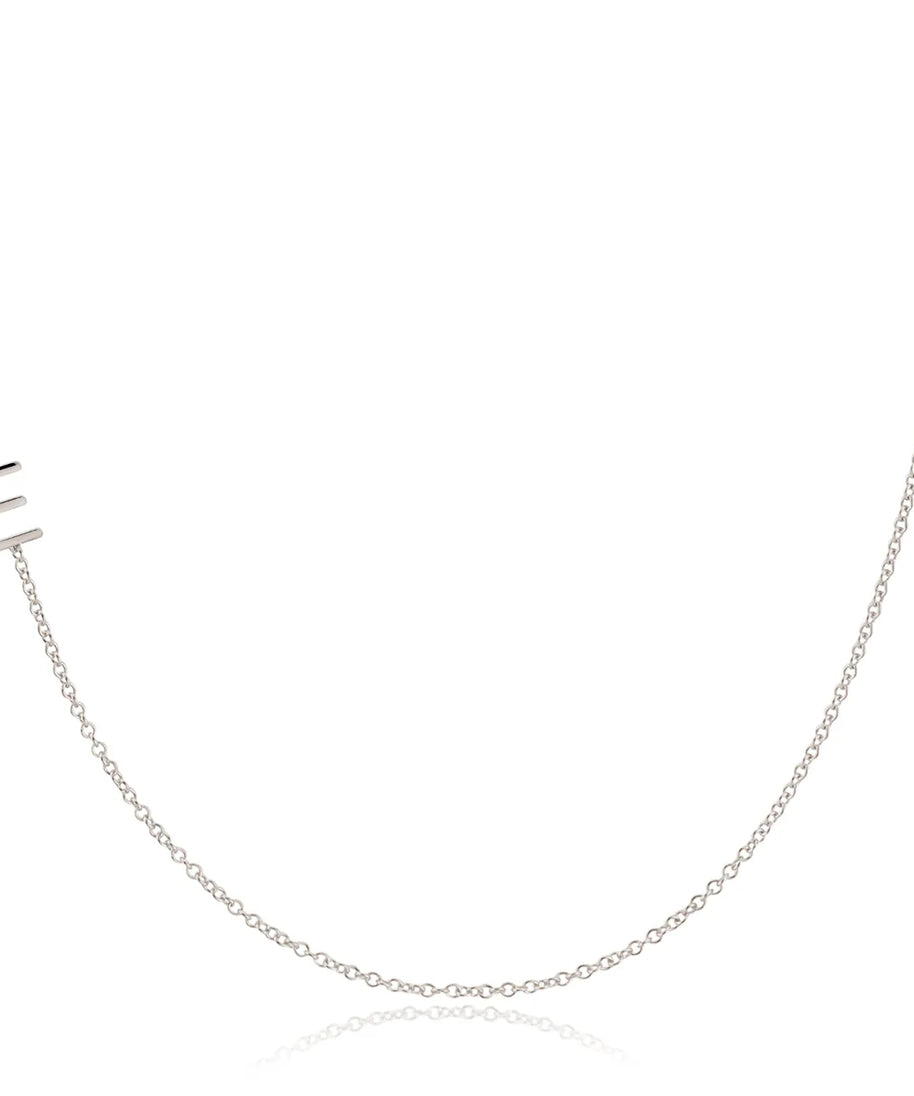 Personalized Lustrous Letter Necklace | DESCRIPTION