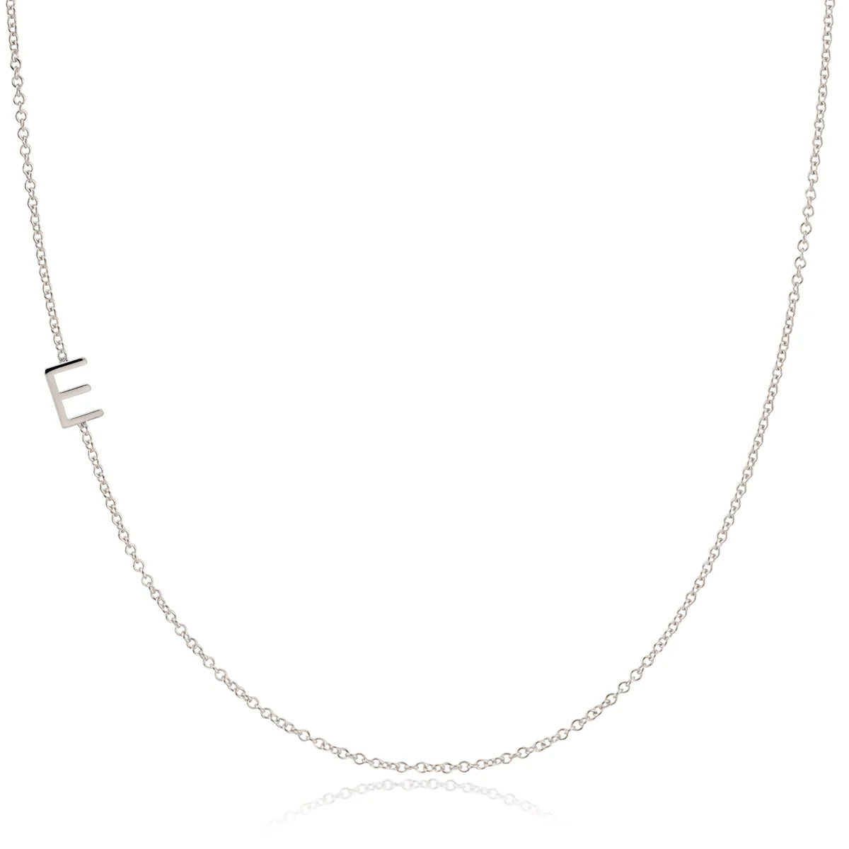 Personalized Lustrous Letter Necklace | DESCRIPTION