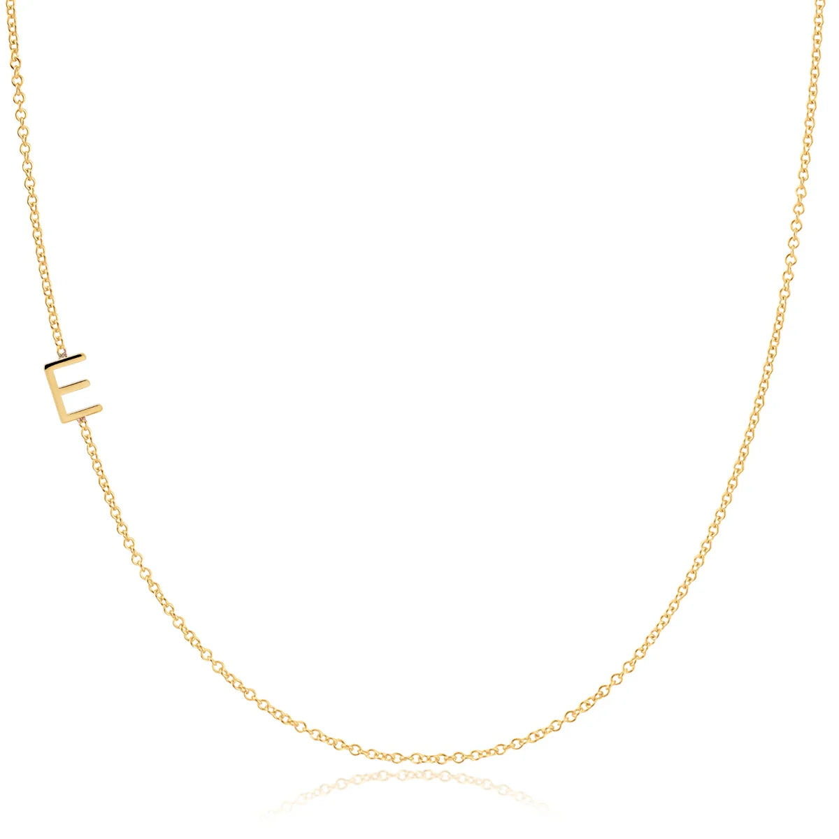 Personalized Lustrous Letter Necklace | DESCRIPTION