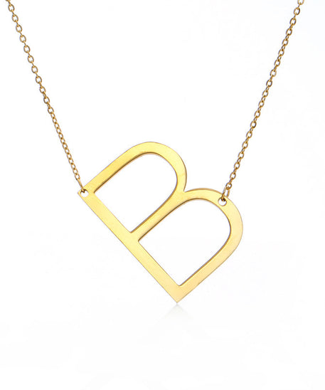 Customized Initial Letter Necklace