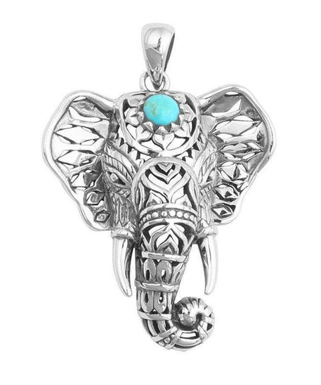 African Elephant Necklace