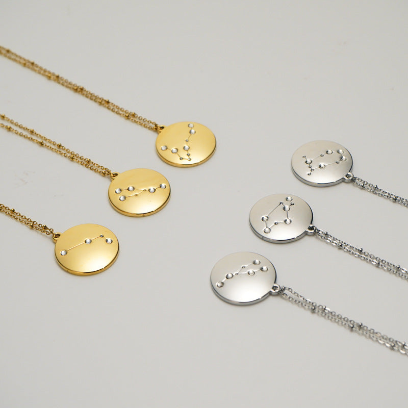 Hypnotic Constellation Round Necklace