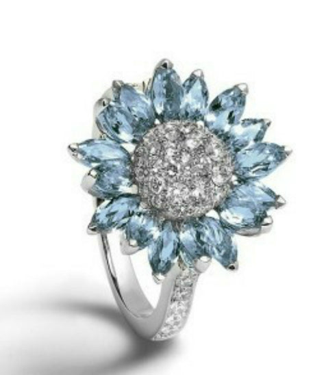 Everlasting Spring Sunflower Ring