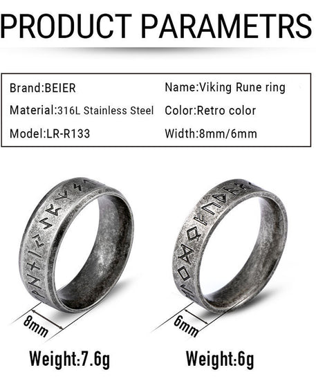 Spellbound Viking Rune Ring