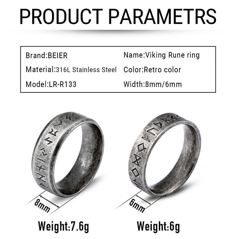 Spellbound Viking Rune Ring